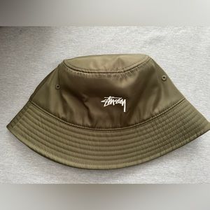 Stussy Olive Green Bucket Hat
